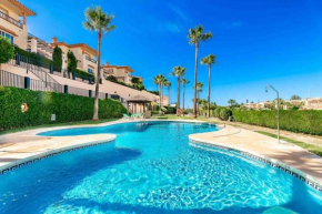 4 Bed detached villa close to golf & beach with shared pool.